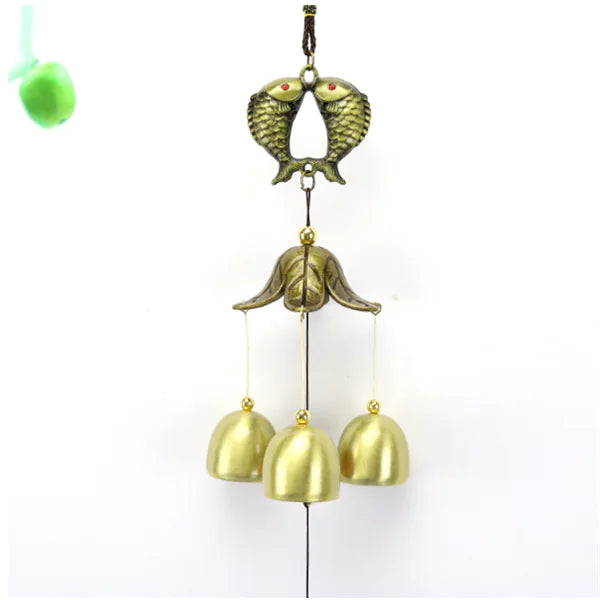 2-Layer 6-Bell Wind Chime Wall Decor