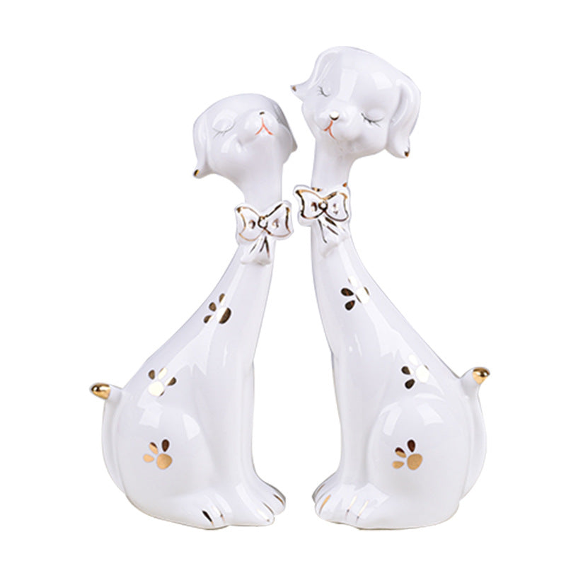 Lovely Couple Furnishing New House Soft Decorations