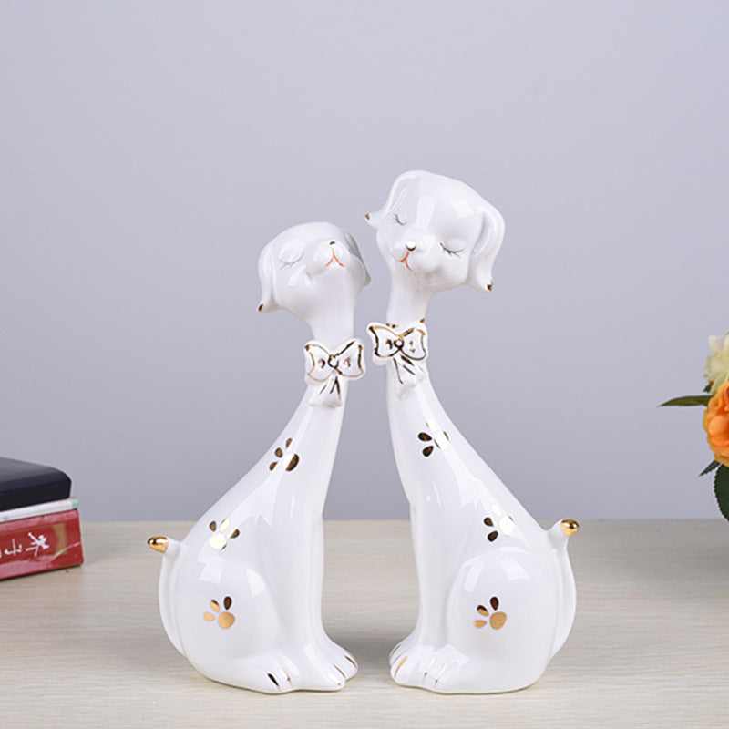 Lovely Couple Furnishing New House Soft Decorations
