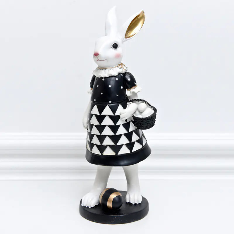 Nordic Style Cute Rabbit Craft for Home Decoration