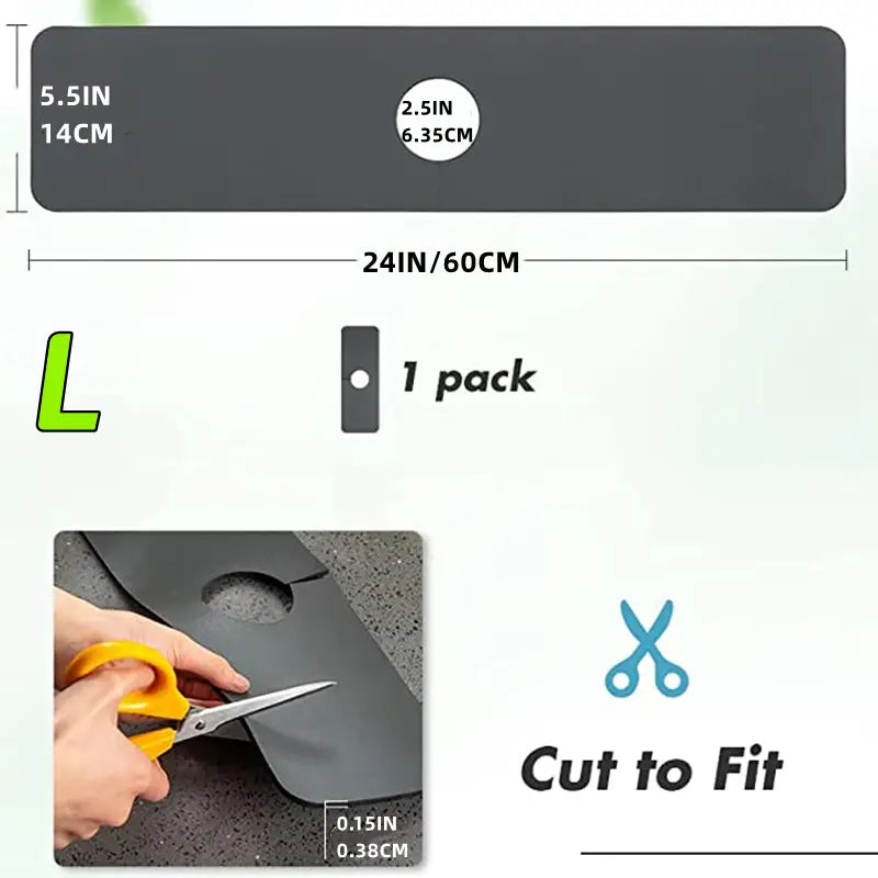 Super Absorbent Splash Guard Mat for Sink Faucet