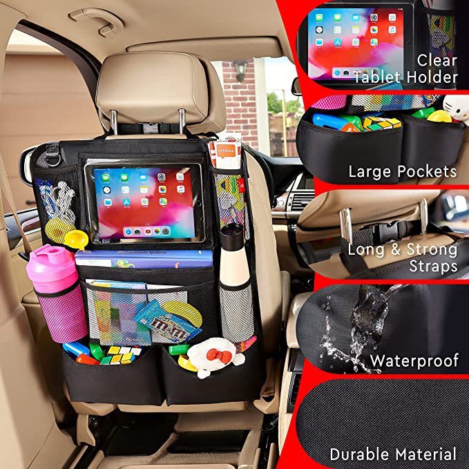 Car Seat Organizer Back Shopping Bags Multi-function Anti-kick