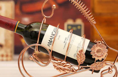 Vintage European Style Wine Rack Home Decor Piece