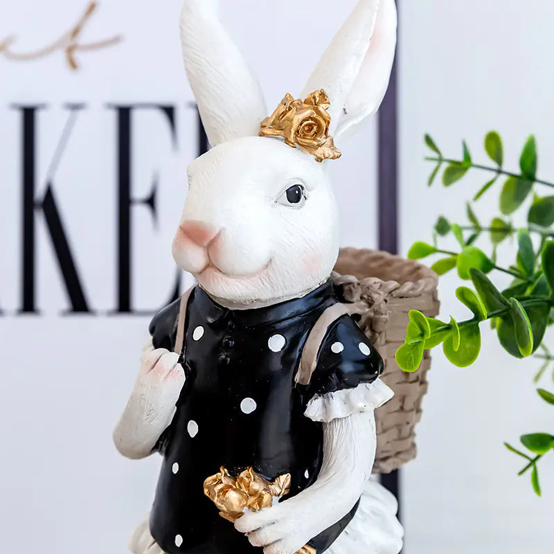 Nordic Style Cute Rabbit Craft for Home Decoration