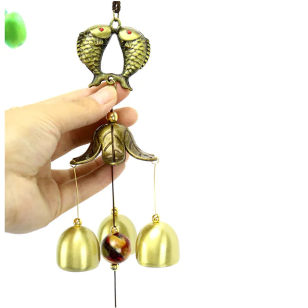 2-Layer 6-Bell Wind Chime Wall Decor