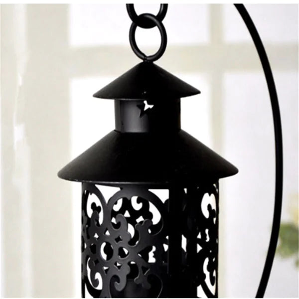 Wrought Iron Candle Holder Decorative Piece