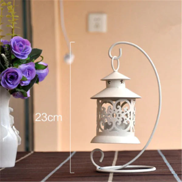 Wrought Iron Candle Holder Decorative Piece