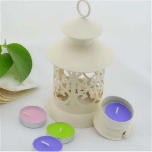 Wrought Iron Candle Holder Decorative Piece