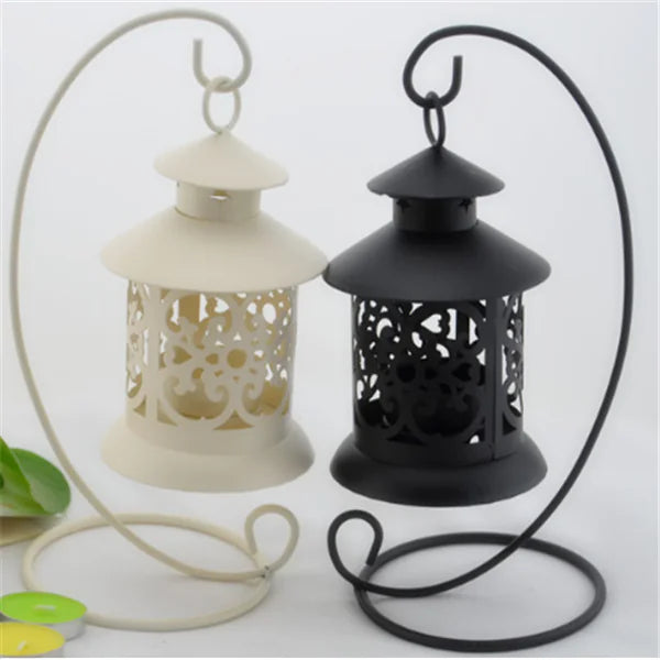 Wrought Iron Candle Holder Decorative Piece