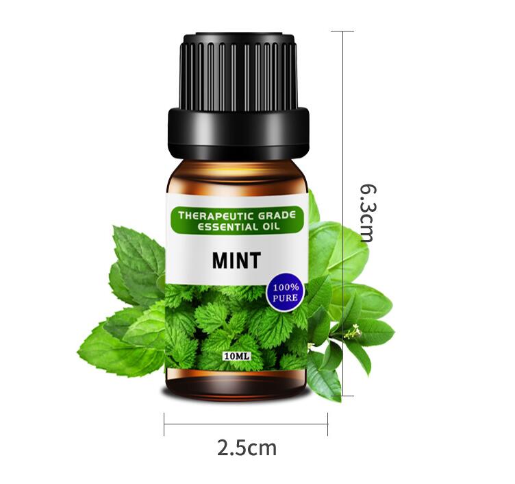 Aromatherapy Oil Single Square Essential Oil Kit 10ml Lavender Rose Plant Massage Essential Oil