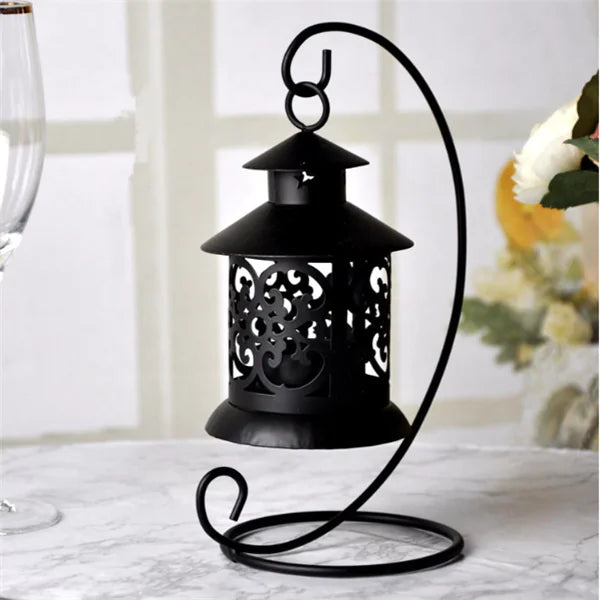 Wrought Iron Candle Holder Decorative Piece