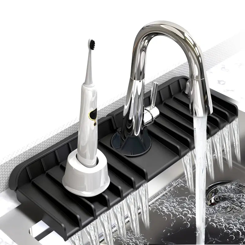 Silicone Kitchen Sink Splash Guard for Faucet (1 PCS)