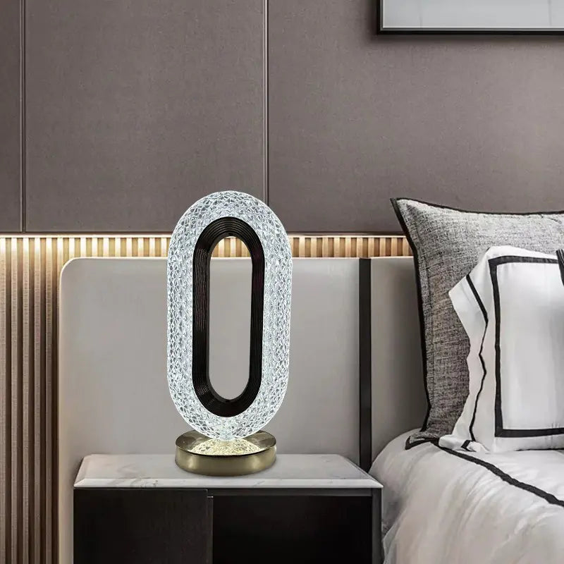 Creative LED Crystal Table Lamp with Touch Control