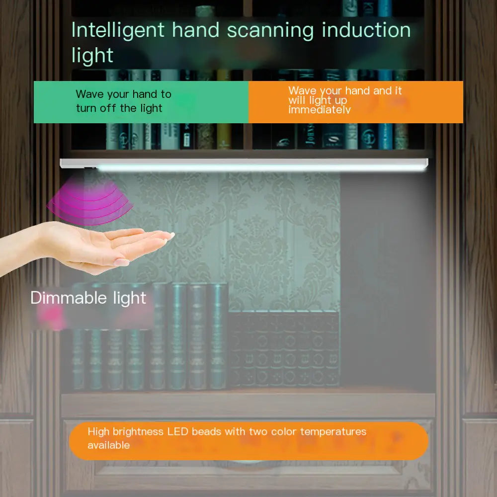 LED Smart Motion Sensor Cabinet Light with USB Dimming