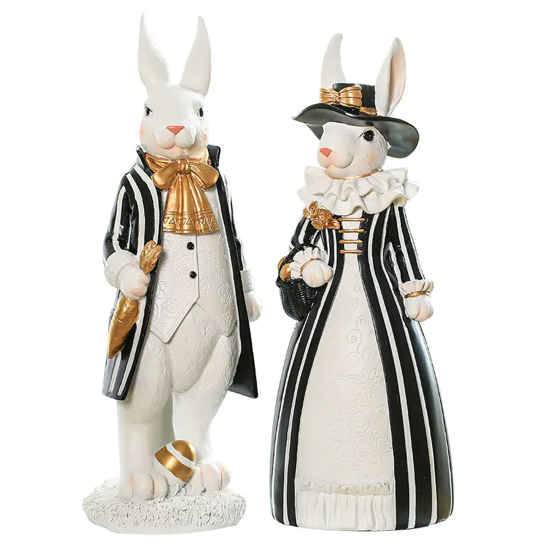 Nordic Style Cute Rabbit Craft for Home Decoration
